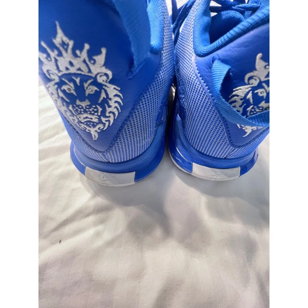 Nike LeBron Witness 7 VII Game Royal White Basketball Shoes DZ3299-400 Mens 10.5